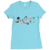 rebel attack Ladies Fitted T-Shirt