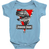 jurassic park raptor natural Baby Onesie