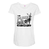 I Like Big Bucks And I Cannot Lie Maternity Scoop Neck T-shirt