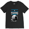 Granddad &amp; Grandson Fishing Partners For Life V-Neck Tee
