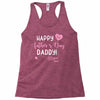 Happy Fathers Day Daddy Racerback Tank