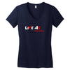 LIVE AS YOU WANT Women's V-Neck T-Shirt