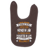 Super Cool Mother In Law Of A Freaking Awesome Daughter Baby Bibs