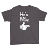 he's mine she's mine Youth Tee