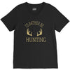 i'd rather be hunting deer antlers ammo hunt gear merica cool V-Neck Tee