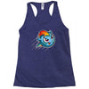 rainbow soccer Racerback Tank