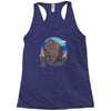 polygon bear graphic Racerback Tank
