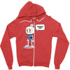 bummer, man Zipper Hoodie
