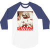sloth astronaut swag 3/4 Sleeve Shirt