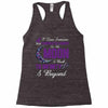 i love someone with pancreatic cancer to the moon &amp; back to infinity Racerback Tank