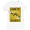 beer goggles sign, ideal gift or birthday present. Ladies Fitted T-Shirt