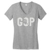 political Women's V-Neck T-Shirt