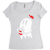 soda ghost Women's Triblend Scoop T-shirt