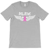angel wing believe breast cancer T-Shirt
