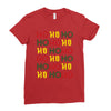 ho ho ho Ladies Fitted T-Shirt