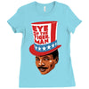 eye of the tiger man Ladies Fitted T-Shirt
