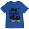 Strong Independent Motivated Aries V-Neck Tee