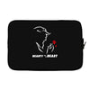 beauty and the beast Laptop sleeve