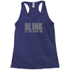 blink if you want me Racerback Tank
