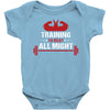 Training to beat All Might Baby Onesie