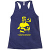 rocky 4 ivan drago homage Racerback Tank
