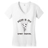 pizza is my spirit animal Women's V-Neck T-Shirt