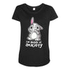 bunny anxiety Maternity Scoop Neck T-shirt