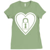 locked Ladies Fitted T-Shirt