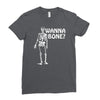 wanna bone Ladies Fitted T-Shirt