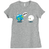 oil spill Ladies Fitted T-Shirt