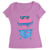 happy outdoors   porky roebuck Women's Triblend Scoop T-shirt