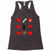 ls lesbian full heart Racerback Tank