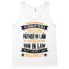 Super Cool Father In Law Of A Freaking Awesome Son In Law Tank Top