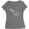 up and atom funny science best product Women's Triblend Scoop T-shirt