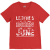 legends are born in june birthday vintag V-Neck Tee