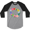 personalize baby name bodysuit 3/4 Sleeve Shirt