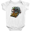 pizzaskull sticker original Baby Onesie