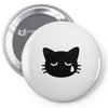 sad cat Pin-back button