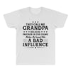 They Call Me Grandpa Because Partner in the Crime Makes Me Sound Like All Over Men's T-shirt