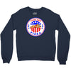 vote for pizza president democrat Crewneck Sweatshirt