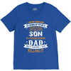 Super Cool Son Of A Freaking Awesome Dad V-Neck Tee