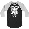beer belly xray skeleton funny 3/4 Sleeve Shirt
