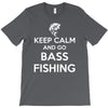keep calm bass fishing T-Shirt