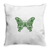 liver cancer butterfly Throw Pillow