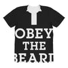obey the beard funny All Over Women's T-shirt