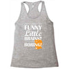 funny little brains Racerback Tank