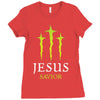 Jesus Savior Ladies Fitted T-Shirt