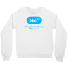 nerdy to the power of awesome Crewneck Sweatshirt