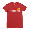 Fire White Ladies Fitted T-Shirt