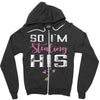 I Stole His Heart Zipper Hoodie